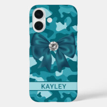 Camuflaje Turquesa Brillante Personalizado