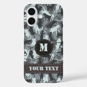 Funda iPhone 16 Camuflaje urbano de gatos