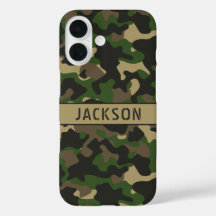 Camuflaje verde marrón personalizado