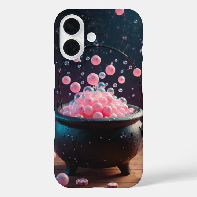 Funda iPhone 16 Candy Cauldron Pastel Halloween (Reverso )