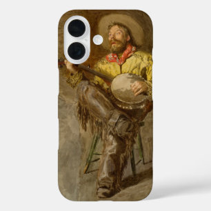 Funda iPhone 16 Cantando Cowboy Español con Banjo Jugando Canción