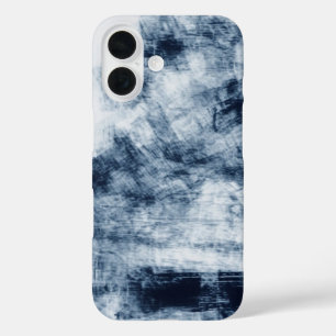 Funda iPhone 16 Caos de pincel índigo