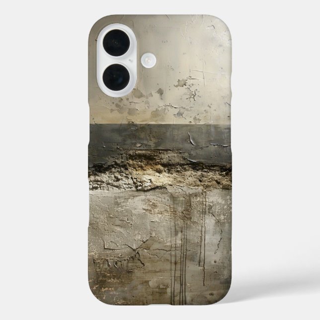 Funda iPhone 16 Capas Neutras Desgastadas (Reverso )