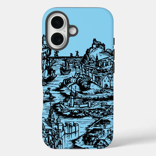 Funda iPhone 16 Capital de Estocolmo y ciudad más poblada de Sueci (Reverso )