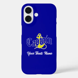 Funda iPhone 16 Capitán del barco