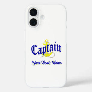 Funda iPhone 16 Capitán del barco
