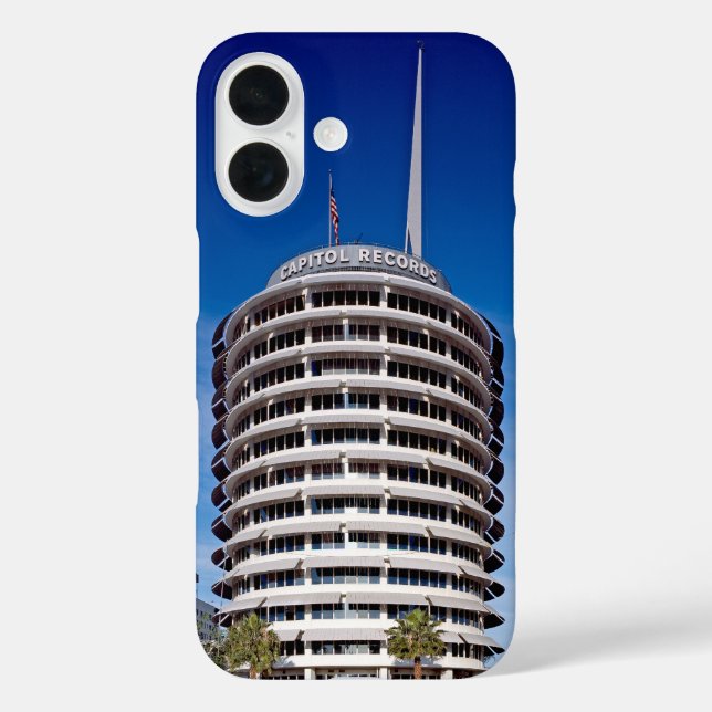 Funda iPhone 16 Capitol Records Hollywood (Reverso )