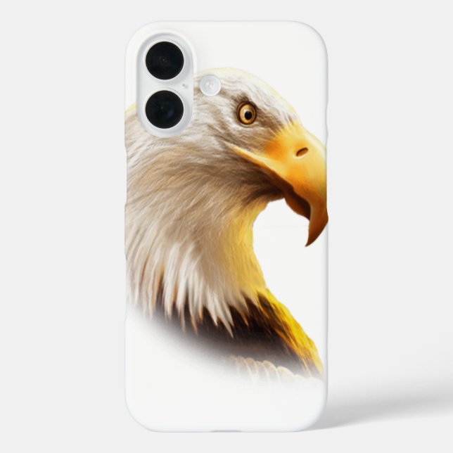 Funda iPhone 16 Cara de águila (Reverso )