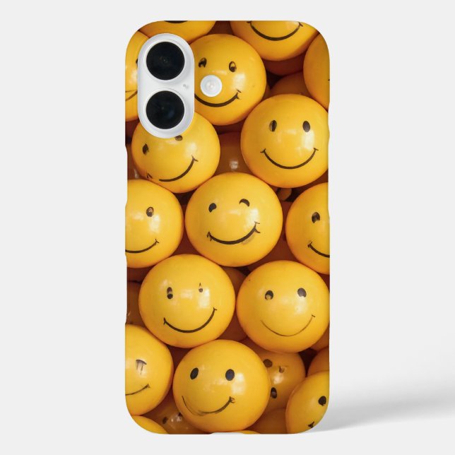 Funda iPhone 16 cara sonriente (Reverso )