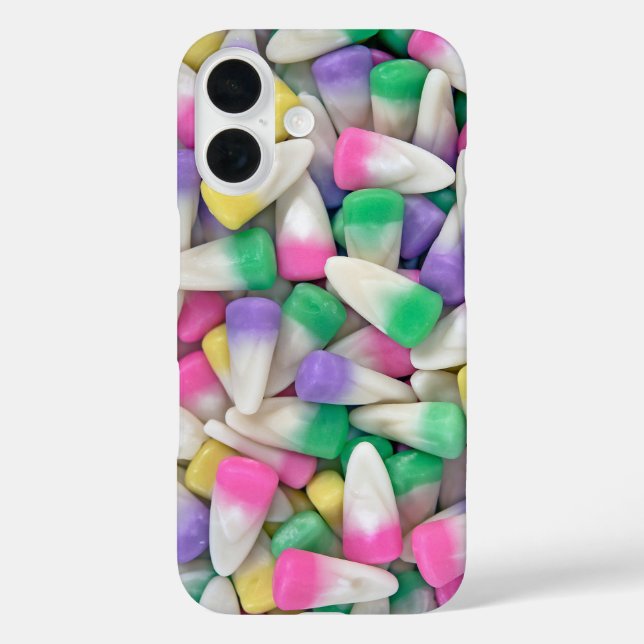 Funda iPhone 16 Caramelo de maíz pastel (Reverso )