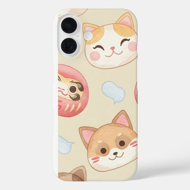 Funda iPhone 16 Caras frontales de Natasha Us (Reverso )