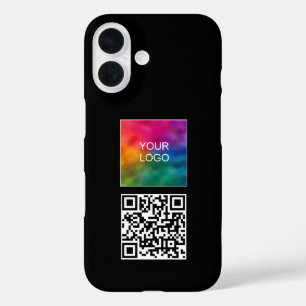 Funda iPhone 16 Cargar su logotipo Simple Popular Escanear mi códi
