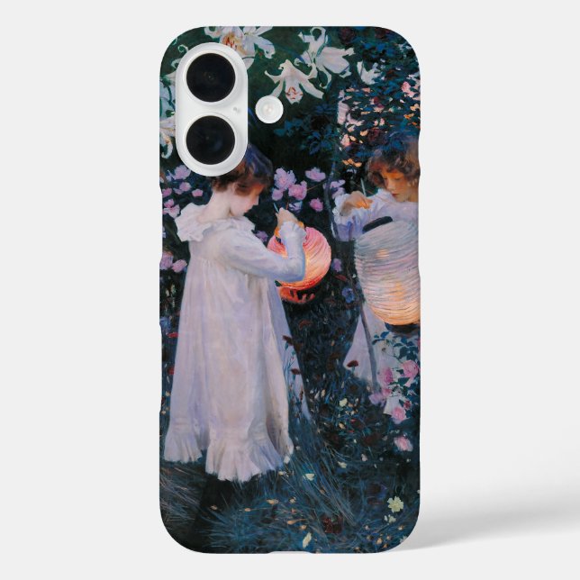 Funda iPhone 16 Carnation Lily Lily Rose de John Singer Sargent (Reverso )