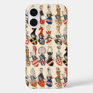 FUNDA iPhone 16 CARNE DE ARMAS DE PARTIDOS DE TORNEO MEDIEVAL
