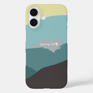 Funda iPhone 16 Carolina del Norte, firmada por Dios