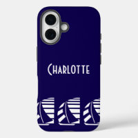 Carreras Náutica editable Boats Blue White