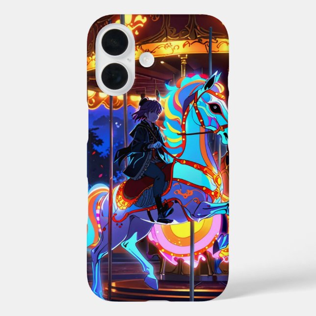 Funda iPhone 16 Carrusel fantasmal (Reverso )