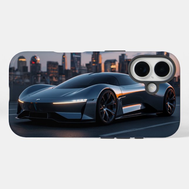 FUNDA iPhone 16 CARS DESIGN (Reverso (Horizontal))