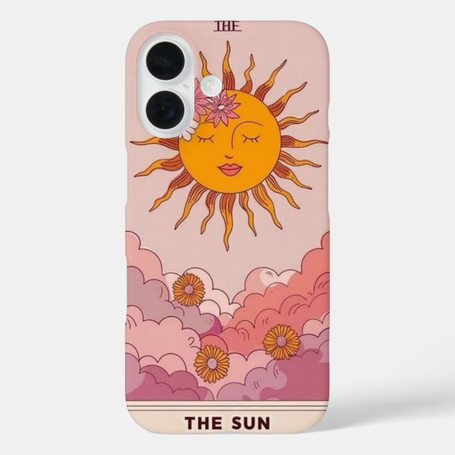 Funda iPhone 16 Cartas celestes, Tarot (Reverso )