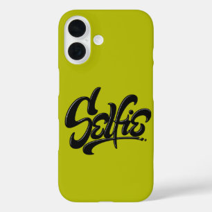 Funda iPhone 16 Cartas de arte callejero de Graffiti Selfie