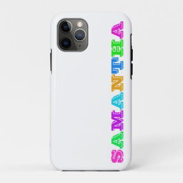 Funda iPhone 16 Cartas de bloque con tu nombre | Estuche para iPho