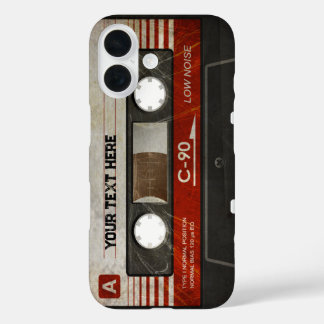 Funda iPhone 16 Casete de audio retro compacto | DJ Best Gifts