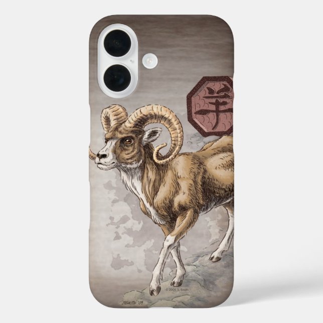 Funda iPhone 16 Caso de iPhone de Año Zodiaco Chino (Reverso )