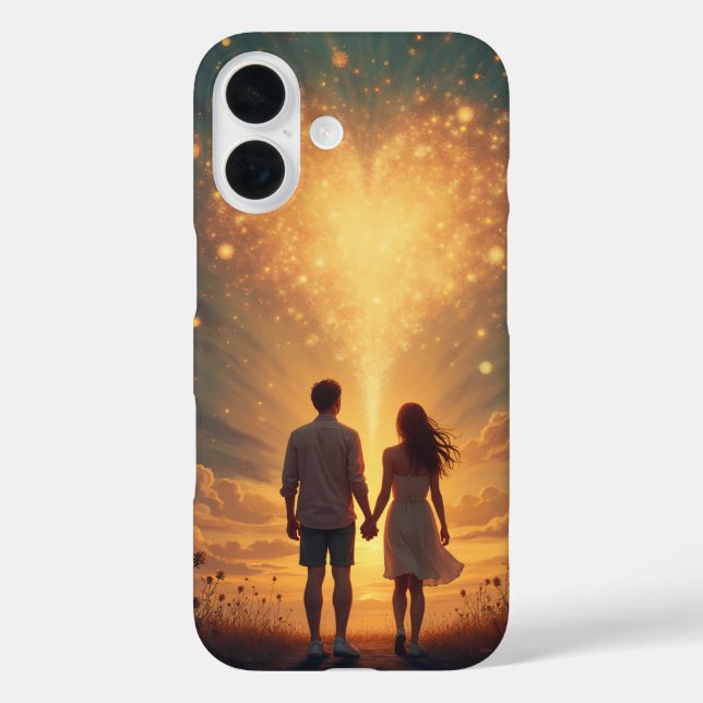 Funda iPhone 16 caso de pareja de teléfonos (Reverso )