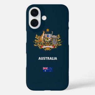 Funda iPhone 16 Caso de teléfono con pasaporte de Australia