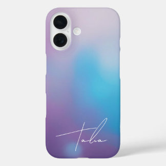 Funda iPhone 16 Caso de teléfono de nombre personalizado