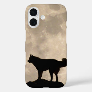 Funda iPhone 16 Caso fornido fornido del perro de trineo de la