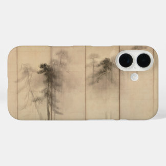 Funda iPhone 16 Caso Iphone Hasegawa Tohaku Pine Trees fawn