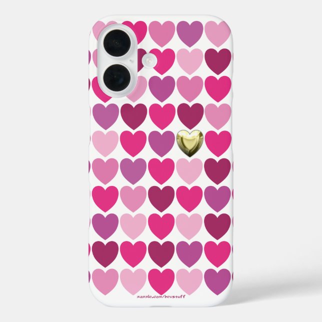 Funda iPhone 16 Casos de iPhone de Casemate Heart of Gold (Reverso )