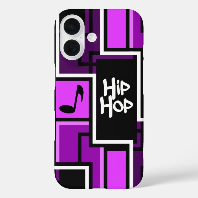 Funda iPhone 16 Casos de teléfono de Hip Hop (Reverso )