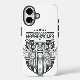 Funda iPhone 16 Casos telefónicos de "Motocicletas Americanas"