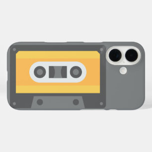 Funda iPhone 16 Cassette de audio de cinta cassette
