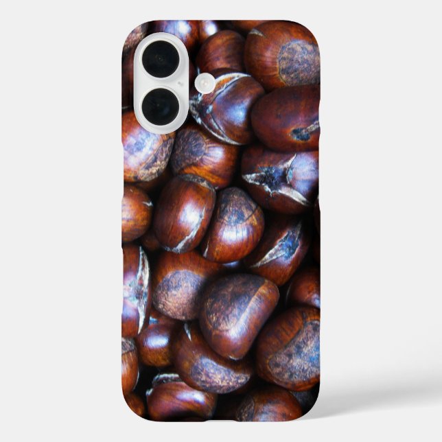 Funda iPhone 16 Castañas (Reverso )