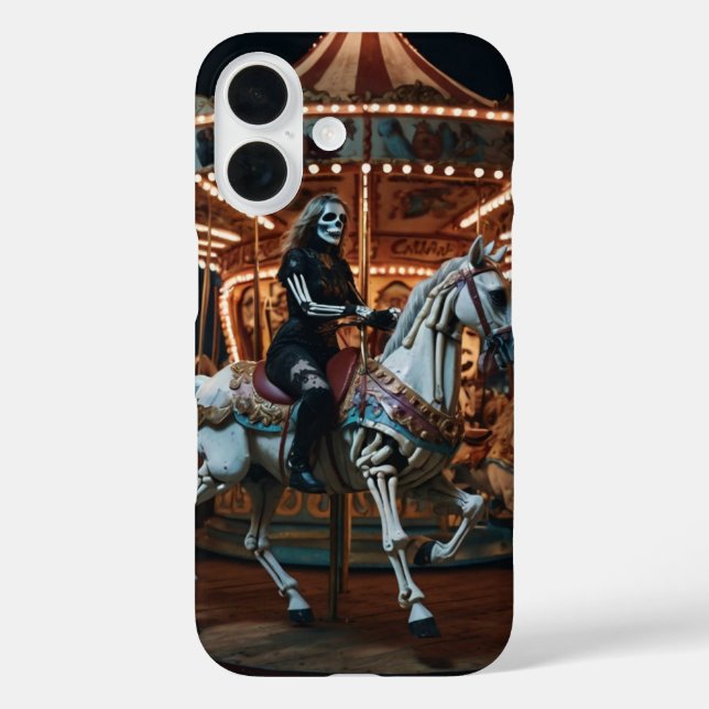 Funda iPhone 16 Cat Skeleton (Reverso )