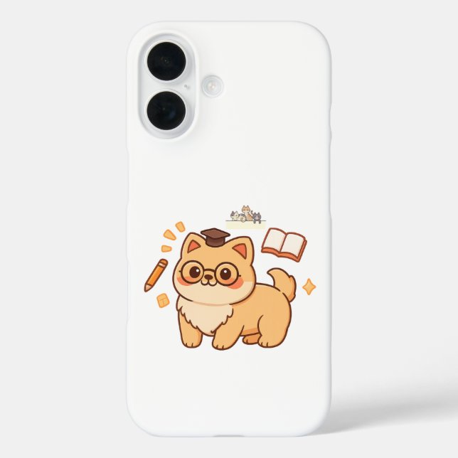 Funda iPhone 16 Cate Cat (Reverso )