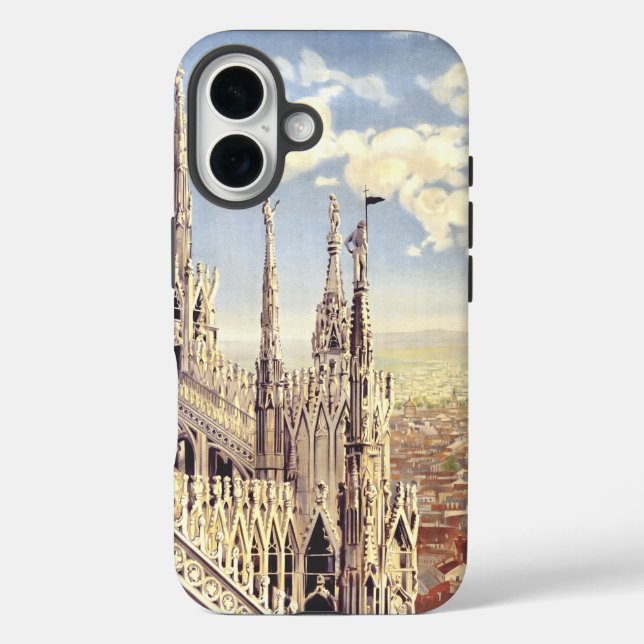Funda iPhone 16 Catedral de Milán Natividad de Santa María (Reverso )