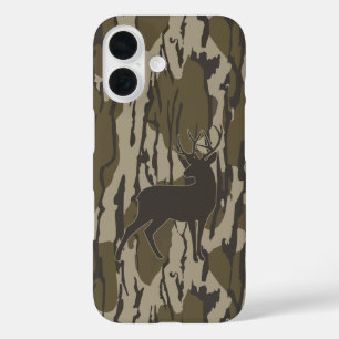 Funda iPhone 16 Caza de venados Bottomland Camo Deer Bottomland Ca