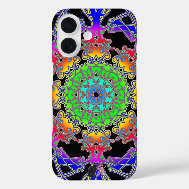 Funda iPhone 16 Celebra el glifo Spectra (Reverso )