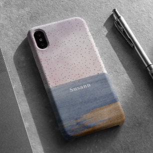 Funda iPhone 16 Celestial artístico contemporáneo moderno