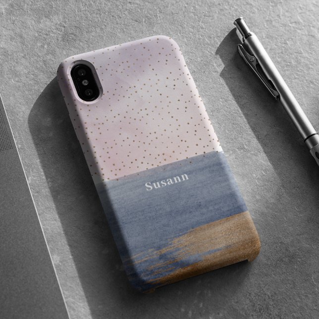 Funda iPhone 16 Celestial artístico contemporáneo moderno (Subido por el creador)