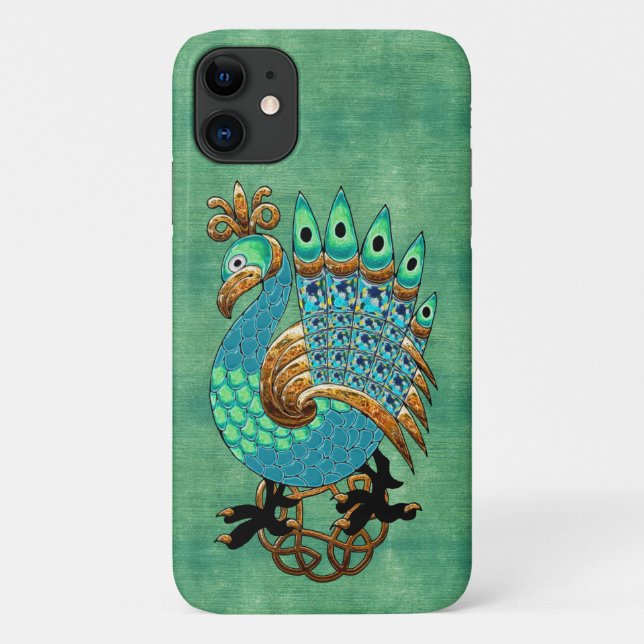 Funda iPhone 16 Celt y Feathers (Reverso)