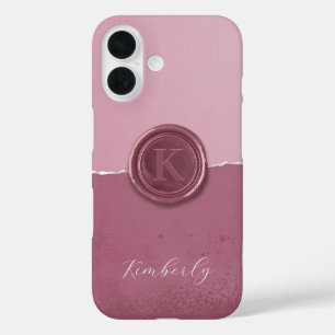 Funda iPhone 16 Cera de sellado personalizada