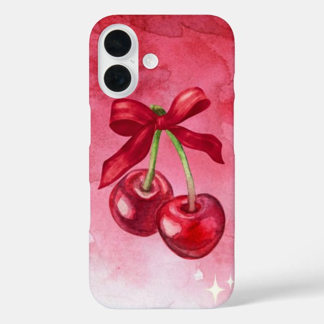 FUNDA iPhone 16 CEREZA  (Reverso )