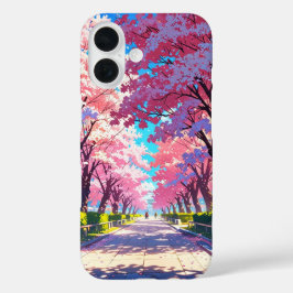 Funda iPhone 16 Cerezo en flor Serenity