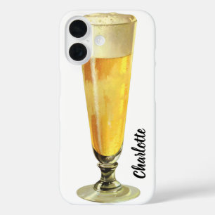 Funda iPhone 16 Cerveza artesanal alta helada, bebida alcohólica