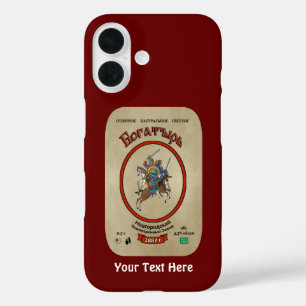Funda iPhone 16 Cerveza Bogatyr Rusa